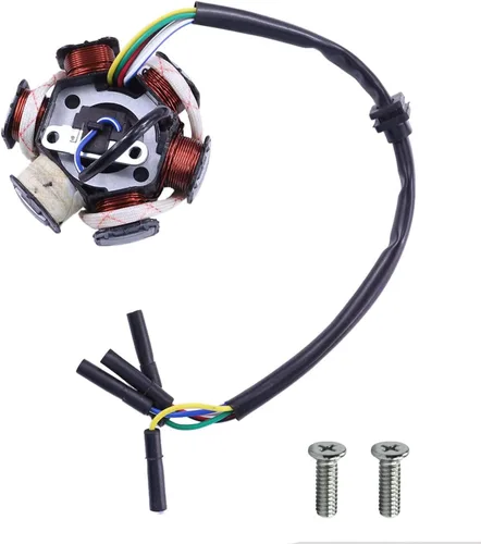 Miniatura 10 de PRO BAT ATV Quad Go Kart Magneto Stator 6 Bobinas 5 Cables para ATV de 50cc, 70cc, 90cc, 110cc, 125cc Dirt Bike Go Kart Mini-Choppers Motocicleta