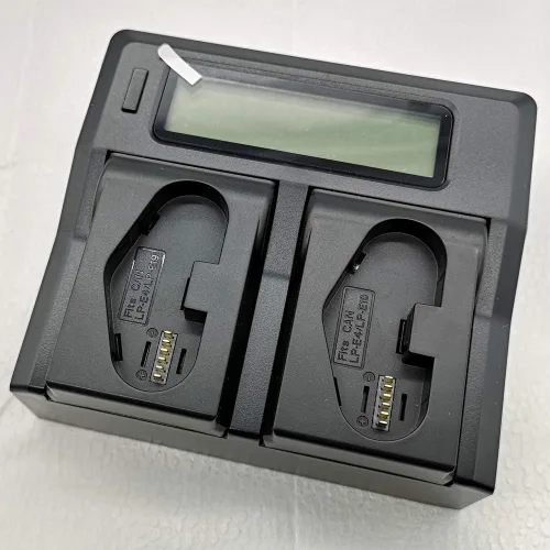 Miniatura 5 de Cargador de batería de red de pantalla LCD rápida para Canon LP-E4 LPE4 LP-E4N LP-E19 LPE19 como LC-E19 LC-E4 EOS 1D C EOS 1D X EOS 1D 1Ds Mark 3/4