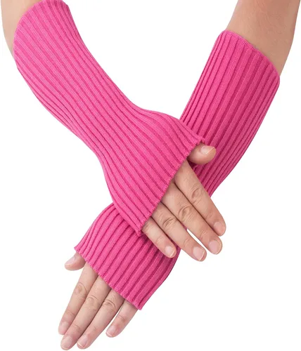 Miniatura 3 de Calentadores de piernas para niños y niñas, calcetines de pierna de punto neón acanalado, calentadores de piernas para bebés, calentadores de brazos