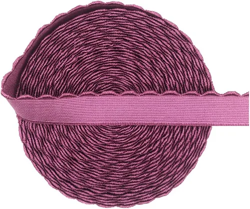 Miniatura 10 de Bristlegrass Banda elástica, elástica ancha para coser, correa elástica de 1/2 pulgada, 2 yardas, topacio azul, plegable, con lazo elástico