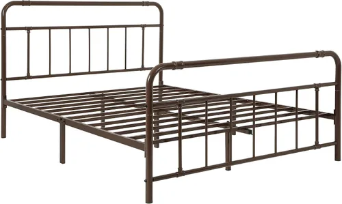 Miniatura 23 de VASAGLE Base de cama de metal tamaño individual de 14 pulgadas de alto, capacidad de peso de 550 libras, no necesita somier, con almacenamiento