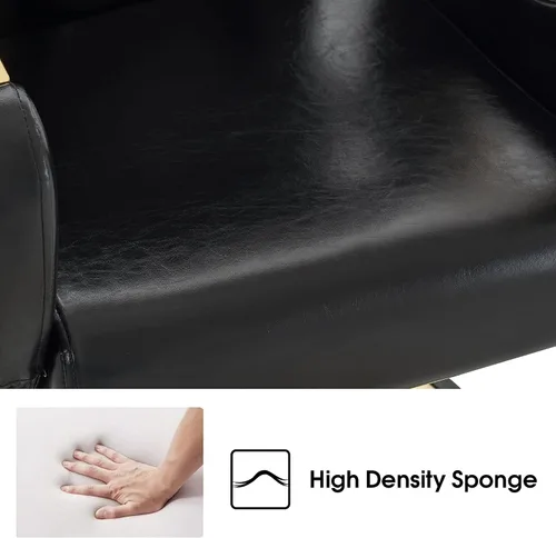 Miniatura 6 de BarberPub Silla de peluquero clásica de lujo Bomba hidráulica Recline Beauty Spa Styling Salon para equipo de estilista 9578 (negro)