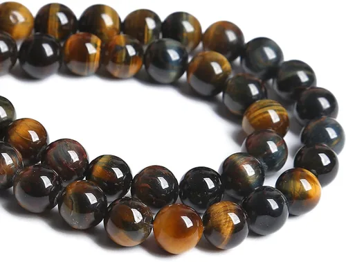 Miniatura 50 de 100 cuentas redondas sueltas de hematita negra de grado AAA para hacer joyas y pulseras