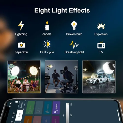 Miniatura 6 de GVM - Kit de luz de video de 150 W, iluminación continua de 2700K-7500K para fotografía con Softbox Linterna y Soporte, kit de luz de estudio