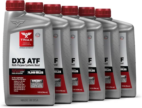 Miniatura 10 de TRIAX DX3 ATF - Compatible con la mayoría de aplicaciones GM Dexron III y Ford Mercon - Líquido para transmisión automática multiuso, optimizado
