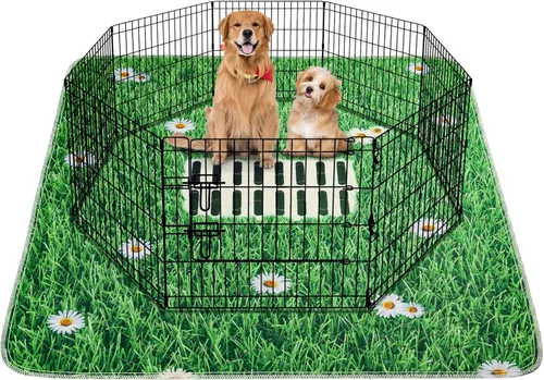 Miniatura 13 de Aitmexcn Almohadilla lavable para orina de perro, 100% impermeable, tapete de entrenamiento para cachorros o perros mayores, almohadillas Color Paws