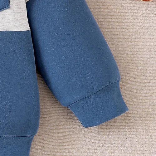 Miniatura 80 de Ropa de otoño e invierno para bebé, trajes de niño pequeño, sudadera de manga larga, sudadera de retazos y pantalones, 2 piezas, 12 meses a 5 años
