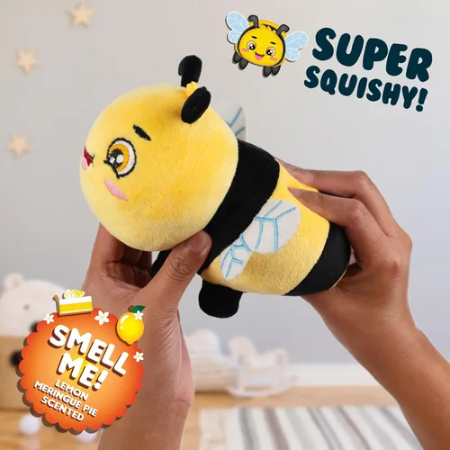 Miniatura 2 de Scentco Snuggle Bugs (Bumble Bee), juguete de peluche con aroma a tarta de merengue de limón, regalos para niños, guía de regalos, aromaterapia