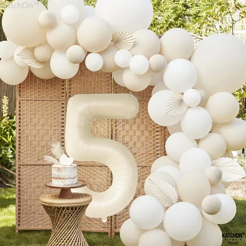 Miniatura 1292 de KatchOn, Globo grande azul número 2 de 40 pulgadas Decoraciones de cumpleaños de Baby Shark para niño de 2 años Globo azul número 2 Globo