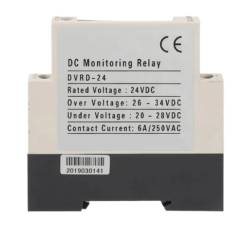 Miniatura 7 de Relé de monitoreo de sobretensión de bajo voltaje Disyuntor Módulo de control ajustable DC 12V/24V/36V/48V (DC24V)