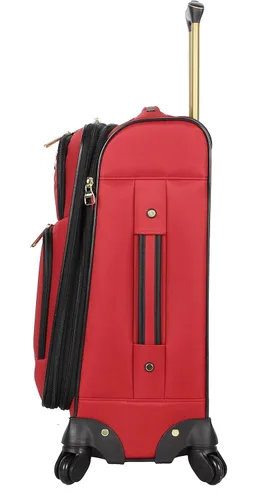 Miniatura 3 de Steve Madden Colección de equipaje de diseñador Maleta ligera y expandible para hombres y mujeres Bolsa de transporte duradera de 20 pulgadas