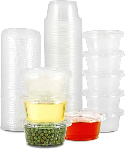Miniatura 7 de [Paquete de 500 unidades - 29 ml] Vasos de chupito de plástico, tazas para gelatina, desechables para baño, espresso, enjuague bucal, sin tapas