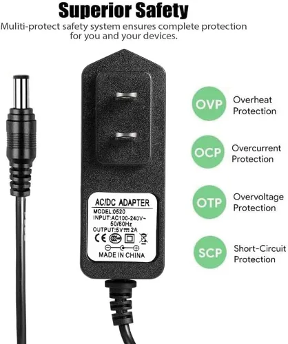 Miniatura 3 de Fuente de alimentación de 5 V para Yealink T29G, T46S, T48S, T52S, T54S, T56A, T58V, T58A, MP56, T46G, para cable de alimentación de teléfono