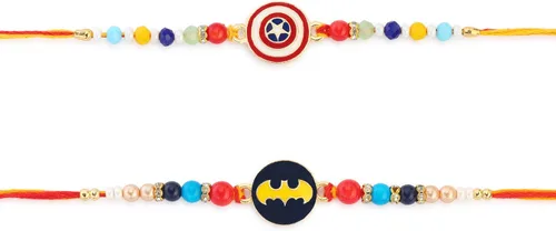 Miniatura 3 de Set of 2 SuperHeros Rakhi for Brother Raksha Bandhan Rakhi for Small Brother Rakhi for Bhaiya Bhabhi Rakhi Thread RNJVA