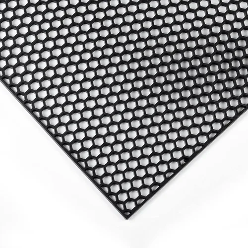 Miniatura 6 de AggAuto - Malla universal de plástico ABS para automóvil, 47 x 16 pulgadas, hexagonal, inserto para parrilla, parachoques, con orificios tipo panal
