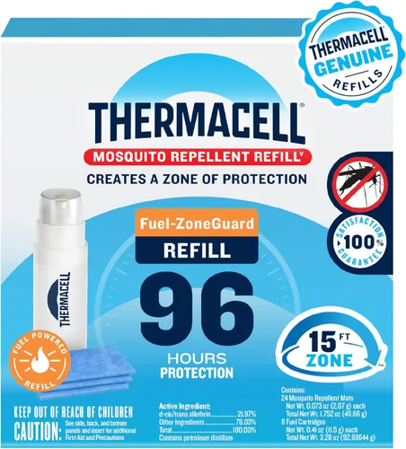 Miniatura 10 de Thermacell - Recambios de repelente contra mosquitos, compatible con todos los repelentes Thermacell alimentados por combustible, eficaces