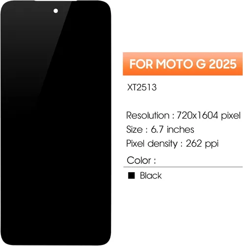 Miniatura 2 de Para Moto G 5G 2025 Reemplazo de pantalla para Moto G 5G 2025 Pantalla LCD XT2513 XT2513-1 para Motorola xt2513-1 Pantalla LCD Digitalizador táctil