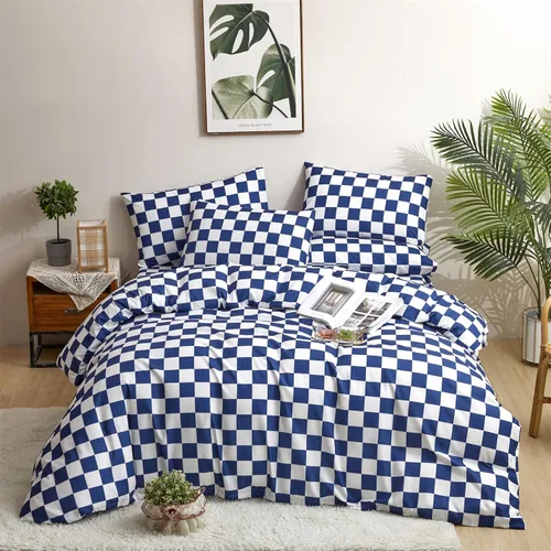 Miniatura 359 de CLOTHKNOW - Juego de edredón verde militar tamaño completo de 3 piezas, juego de ropa de cama verde oscuro, edredón suave con 2 fundas de almohada