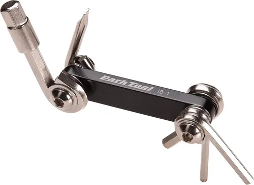 Miniatura 5 de Park Tool IB-1 I-Beam - Juego de llaves hexagonales plegables/destornilladores herramientas multifuncionales para bicicleta