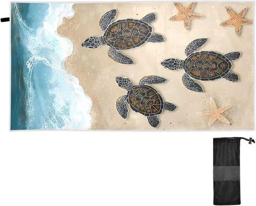 Miniatura 13 de senya Toallas de playa finas para mujeres y hombres, bandera estadounidense con camuflaje del desierto, toallas de playa de gran tamaño de secado