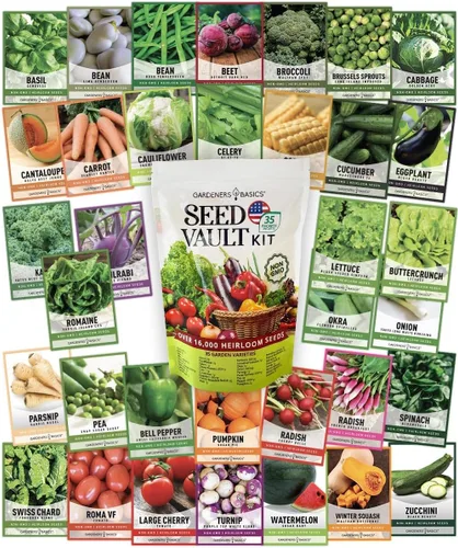 Miniatura 2 de Ultimate Survival Seed Kit – 140 variedades tradicionales sin OMG Más de 73,000 semillas para plantar verduras, hierbas y flores Preparación