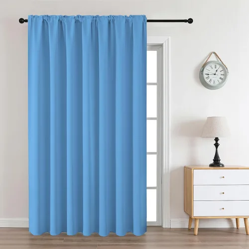 Miniatura 70 de CUCRAF - Cortinas opacas beige de 45 pulgadas, juego de 2 paneles con bolsillo para barra, cortinas para oscurecer dormitorios y sala de estar