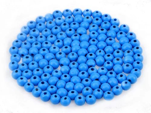 Miniatura 10 de AD Beads Cuentas de madera con espacio libre para manualidades, cuentas de madera con agujero grande surtidas para hacer collares, pulseras