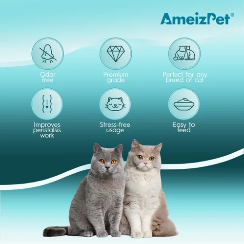 Miniatura 5 de AmeizPet Remedio para Bolas de Pelo para Gatos, Pasta de Malte Anti-Bolas de Pelo para el Pelo de Mascotas, Tratamiento para Gatos de Pelo Largo