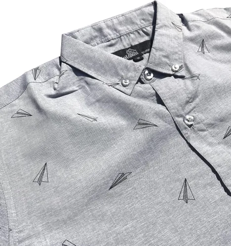 Miniatura 2 de Molokai Surf - Camisas hawaianas de manga corta con botones y corte ajustado