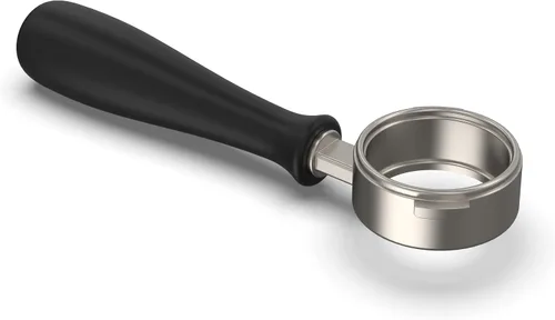 Miniatura 5 de Rancilio Silvia Portafiltro sin fondo de 2.283 in – Portafiltro italiano auténtico con cesta de 3 tazas. Se adapta a máquinas de espresso domésticas