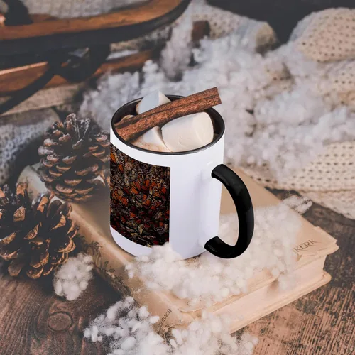 Miniatura 6 de 3dRose Taza de café, tamaño - 15oz - México. Mariposa monarca (Danaus plexippus) - SA13 GJE0047 - Gavriel Jecan Butterflies - divertido regalo
