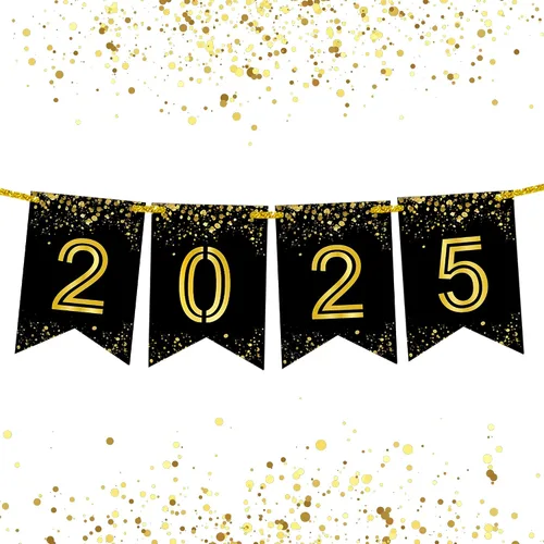 Katchon, Cartel brillante de graduación 2025 – Grande de 10 pies, sin bricolaje | Cartel de feliz graduación 2025, decoraciones de graduación clase