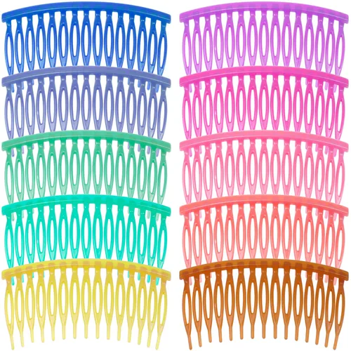 Miniatura 7 de Mary Lavender - Peine para el cabello para mujer, peine de sujeción con flequillo, pinzas para el cabello, accesorios para el cabello, peine