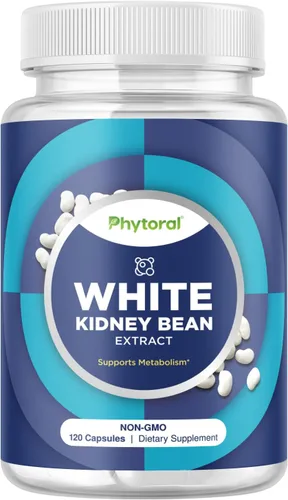 Phytoral Bloqueador de carbohidratos de extracto de frijol blanco, suplemento de frijoles blancos para metabolismo, aumenta y alivia las calorías de
