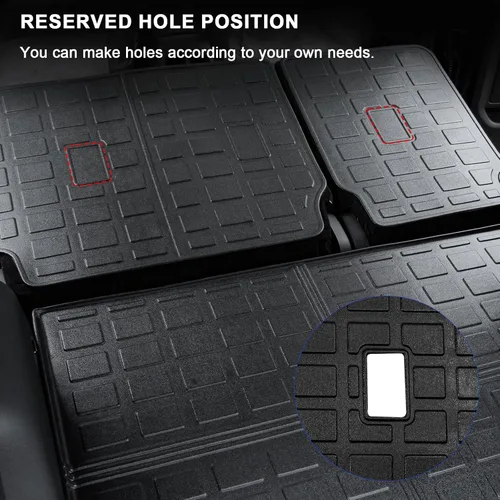 Miniatura 4 de Rongtaod Tapete de carga compatible con Ford Escape 2020-2024 2025, alfombrilla de carga, forro de carga, protector de asiento trasero, accesorios