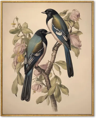 Miniatura 48 de Arte de pared de mujer victoriana, clásico ecléctico antiguo, impresiones divertidas de cerdo, lienzo retro surrealista, arte de pared de animales