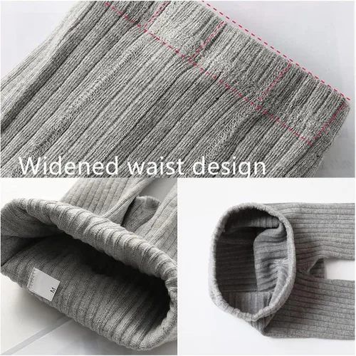 Miniatura 7 de Juebm 35Packs Baby Girl Tights Cable Knit Footless Leggings Stockings Solid Cotton Pantyhose for Infant Toddler 0-4T