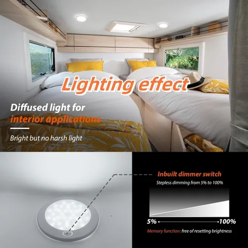 Miniatura 3 de Lámpara de techo Dream Lighting, de luz LED, ópalo, 5 pulgadas