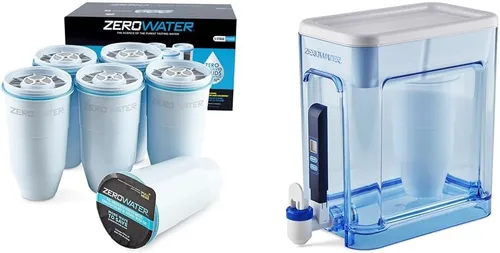 Miniatura 8 de ZeroWater Filtro de repuesto oficial, repuesto de filtro TDS 0 de 5 etapas y dispensador de filtro de agua de 52 tazas de lectura de 5 etapas