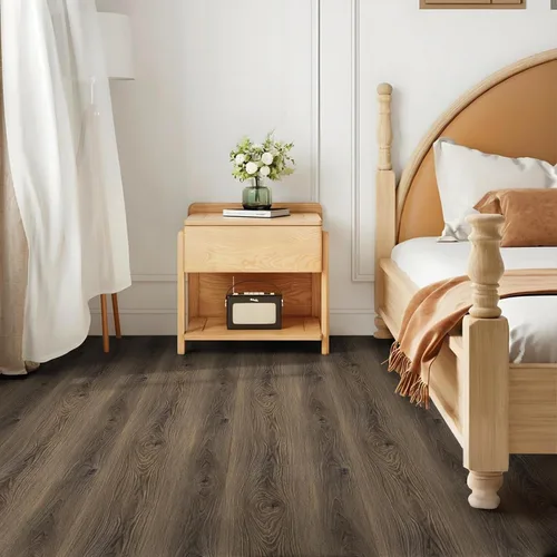 Miniatura 4 de Dureidos Azulejos de Piso para Despegar y Pegar: Rollo de Vinilo Impermeable de 11.8" x 138", Autoadhesivo Fácil de Instalar, Pegatina de Azulejo