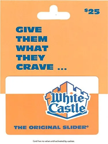 White Castle Tarjeta de regalo $25