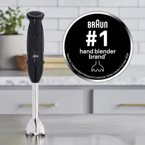 Miniatura 5 de Braun MQ5000 Vario - Batidora de mano de inmersión de 21 velocidades con Turbo Boost, cuchillas de acero inoxidable, control de salpicaduras