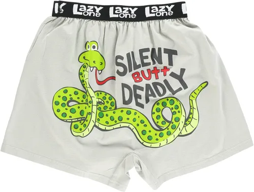 Miniatura 6 de Lazy One Divertidos boxers de animales, ropa interior humorística, novedosos pantalones cortos, regalos de broma para hombres