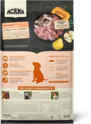 Miniatura 2 de ACANA - Comida seca para perros sin grano, receta para cachorros, bolsa de 25 libras