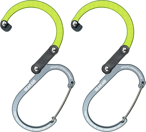 Miniatura 9 de GEAR AID HEROCLIP - Mosquetón pequeño con clip y gancho para colgar bolsos, bolsos, linternas, cochecitos, herramientas, cascos, botellas de agua