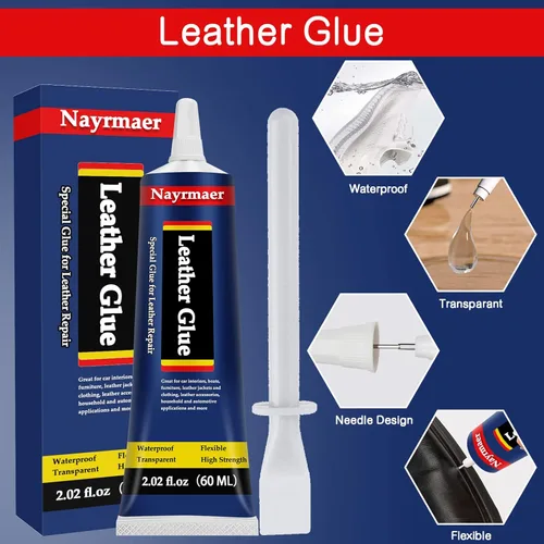 Miniatura 3 de Pegamento para cuero, adhesivo especial para tela, permanente, transparente, lavable para piel y diferentes