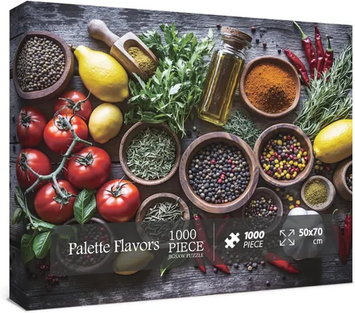 Rompecabezas vintage de 1000 piezas para adultos, diseño retro de plantas frutales, rompecabezas estético imposible y difícil