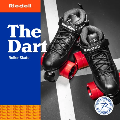 Miniatura 2 de Riedell, patines rodantes con dardo Negro