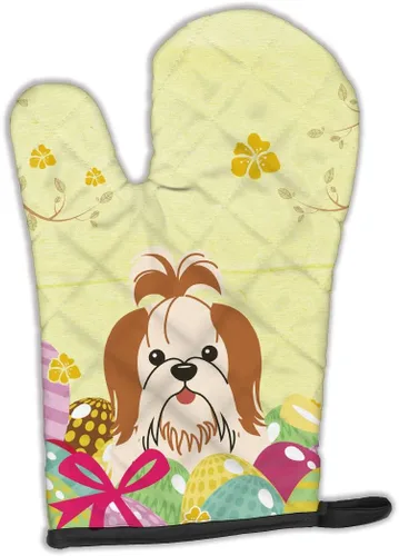 Miniatura 244 de Caroline's Treasures BB2732OVMT Dog House Collection Border Collie - Guante de horno grueso resistente al calor para sartenes calientes y horno