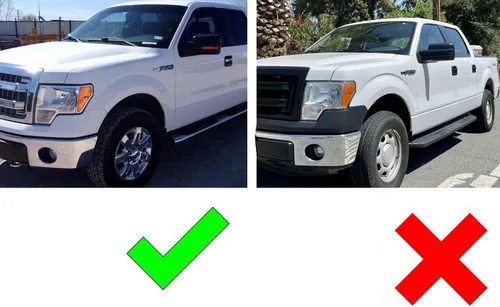 Miniatura 2 de iJDMTOY Luces de marcador de espejo lateral LED ámbar con lente ahumada, compatibles con Ford F150 2009-14 y SVT Raptor 2010-14, reemplaza